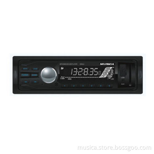 Car radio with electronic tuning, high power